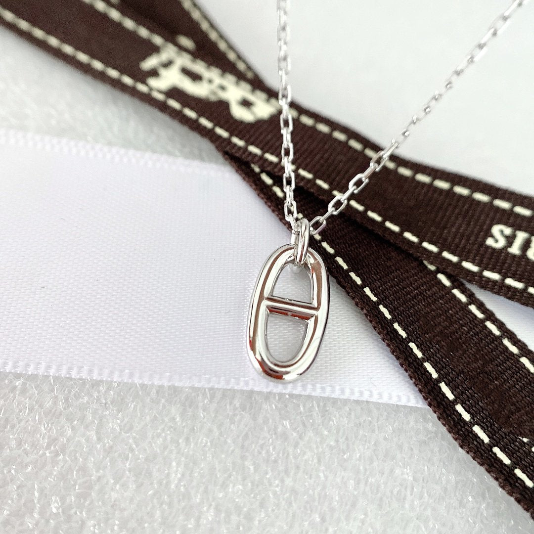 [Stars Jewelry]HM PIG NOSE NECKLACE