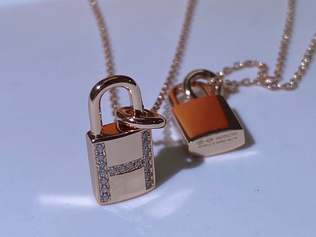 [Stars Jewelry]HM ADVANCED NICHE LOCK HEAD NECKLACE DIAMONDS