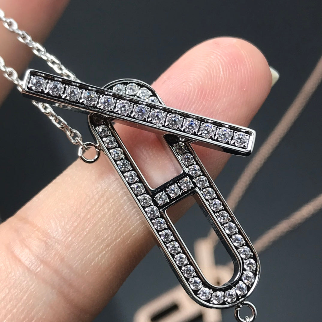 [Stars Jewelry]HM NECKLACE PLATINUM ROSE GOLD DIAMOND