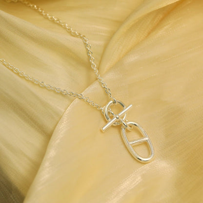[Stars Jewelry]HM CHAINE D'ANCRE PENDANT NECKLACE STERLING SILVER