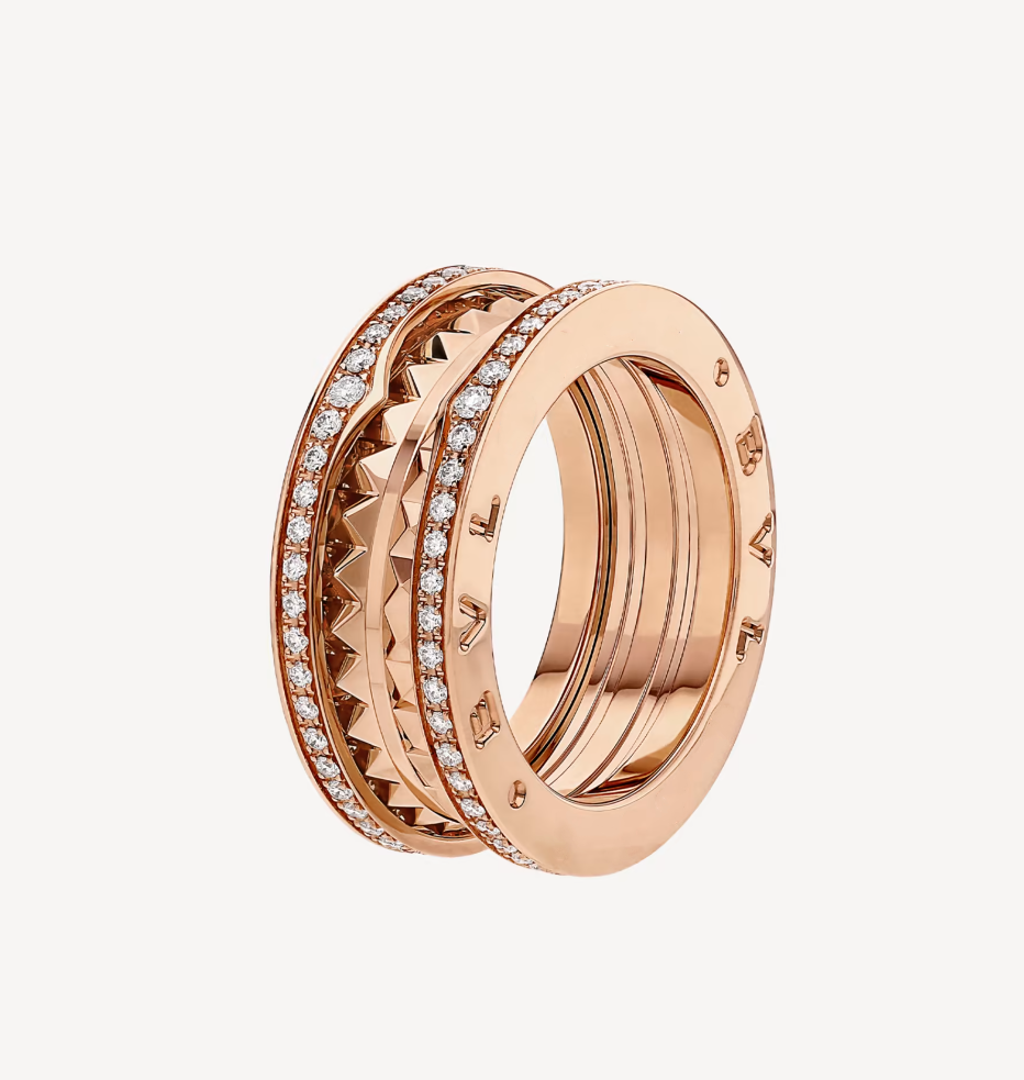 [Stars Jewelry]ZERO 1 ROCK DIAMOND PINK GOLD