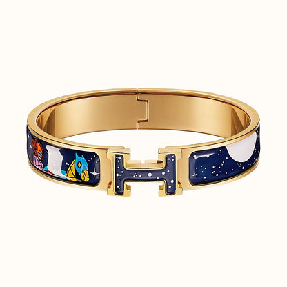 [Stars Jewelry]H STAR AND MOON BRACELET 12MM
