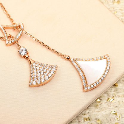[Stars Jewelry]BVLGARI Divas’ Dream Multi-Fan Tassel Necklace