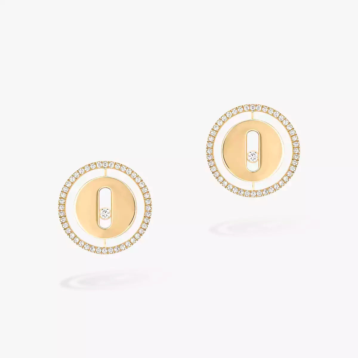 [Stars Jewelry]Lucky Move Diamond Earrings