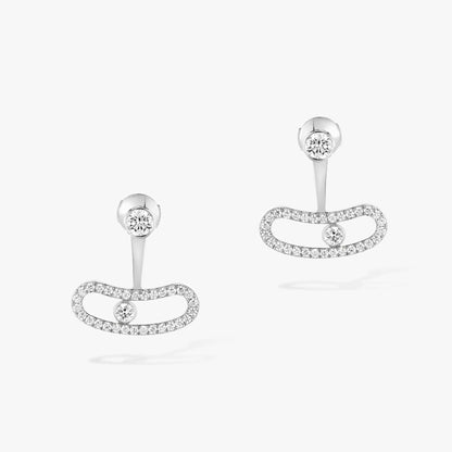 [Stars Jewelry]MOVE UNO SILVER DIAMOND EARRINGS