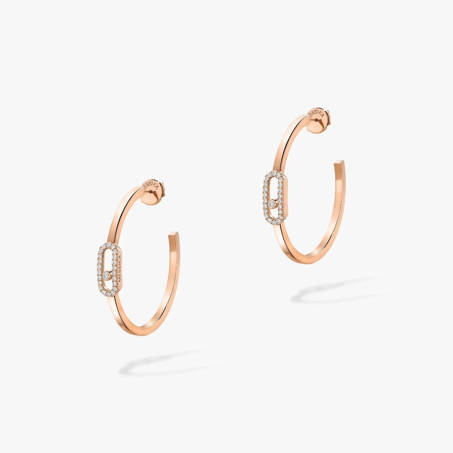 [Stars Jewelry]CREOLES MOVE UNO PM DIAMOND EARRINGS