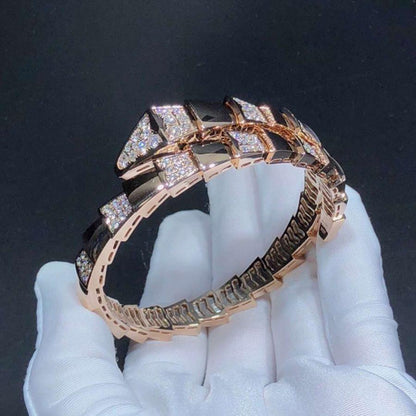 [Stars Jewelry]SERPENTI WIDE BRACELET PINK GOLD DIAMOND