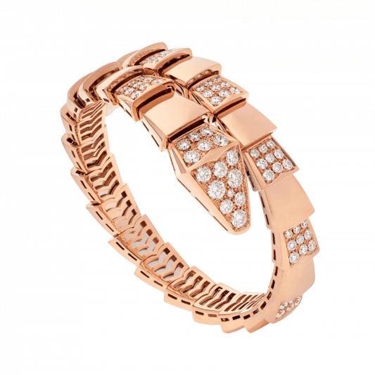 [Stars Jewelry]SERPENTI WIDE BRACELET PINK GOLD DIAMOND