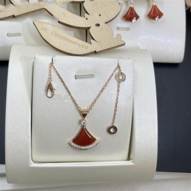 [Stars Jewelry]DREAM NECKLACE CARNELIAN DIAMOND