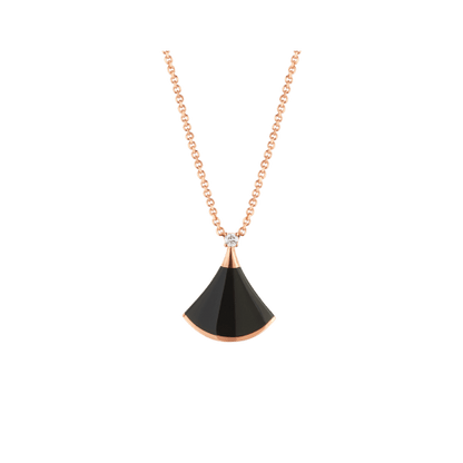 [Stars Jewelry]DREAM NECKLACE ONYX 1 DIAMOND
