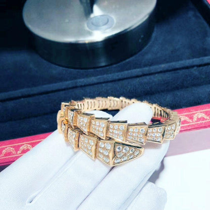 [Stars Jewelry]SERPENTI BRACELET 8MM PINK GOLD DIAMOND