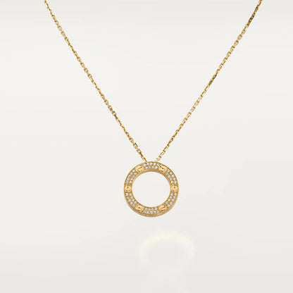 [Stars Jewelry]LOVE NECKLACE ADJUSTABLE ROSE GOLD