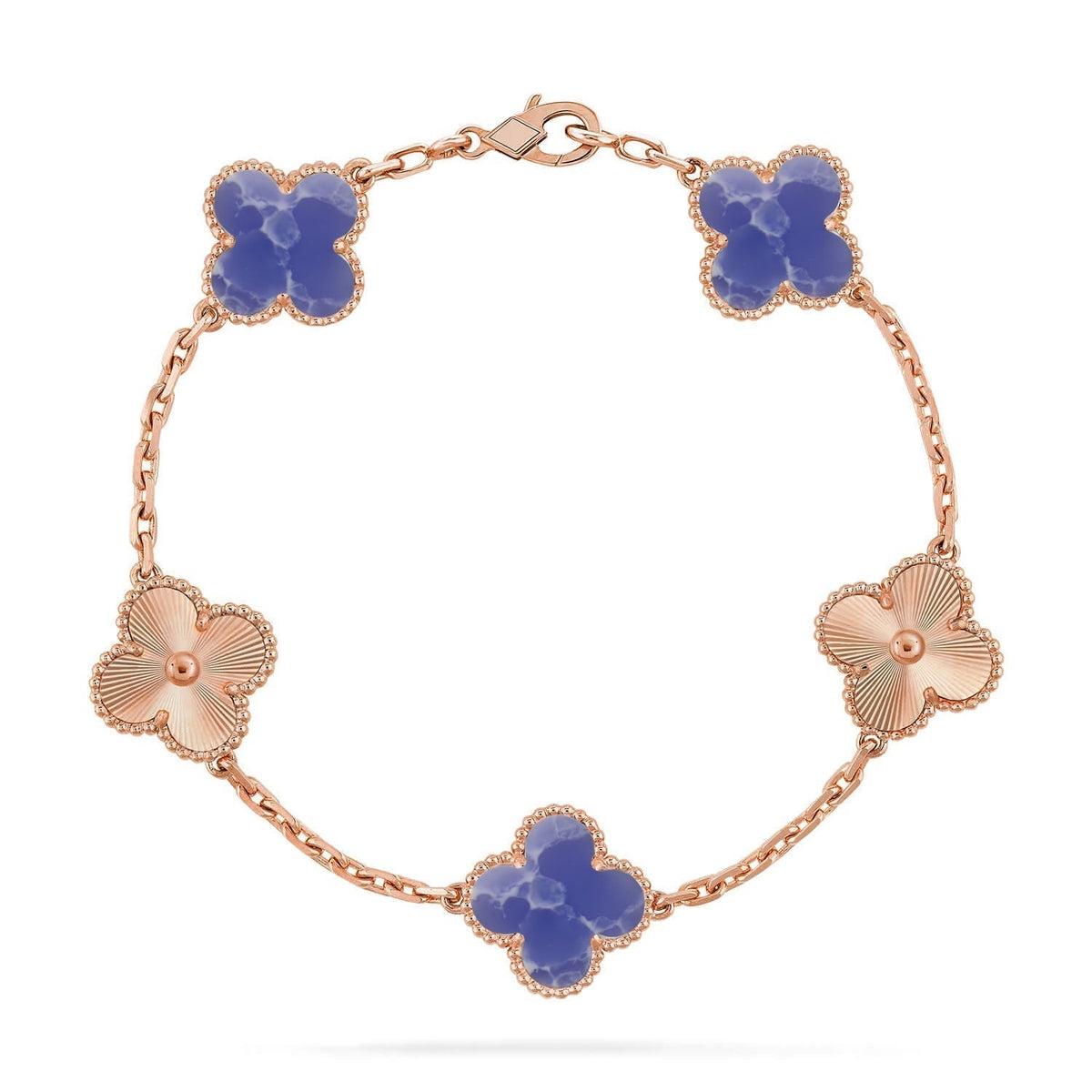 [Stars Jewelry]CLOVER 5 MOTIF BLUE VEINS BRACELET COLLECTION