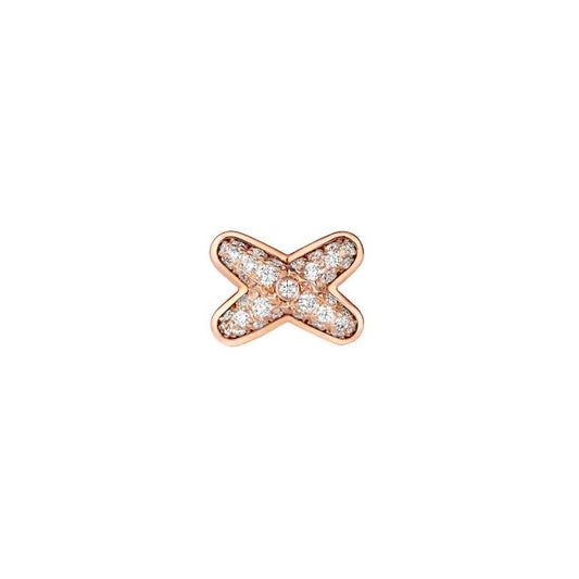 [Stars Jewelry]JEUX DE PINK GOLD DIAMOND EARRINGS