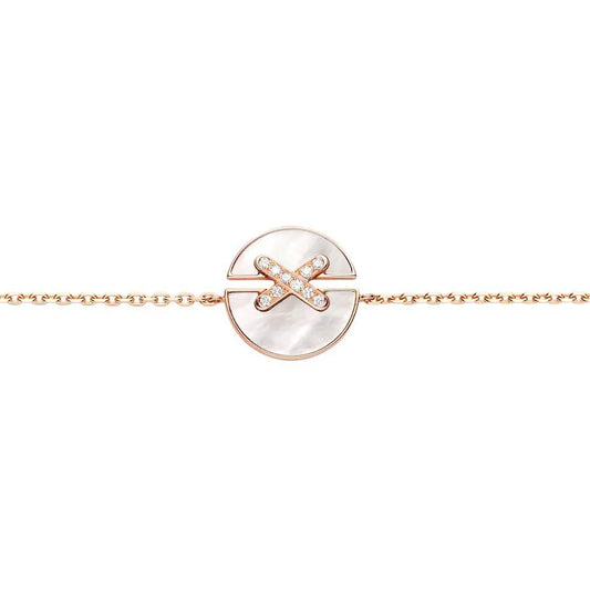 [Stars Jewelry]JEUX DE BRACELET MOP PINK GOLD DIAMONDS