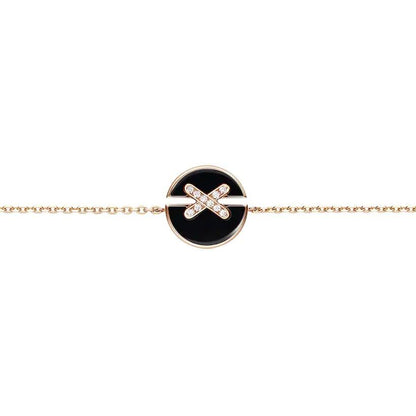 [Stars Jewelry]JEUX DE BRACELET ONYX PINK GOLD DIAMOND