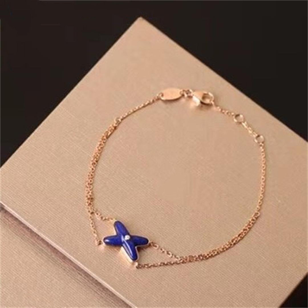 [Stars Jewelry]Hollow Design Four-Leaf Clover Flower Shape Ring