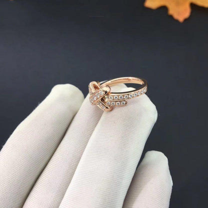 [Stars Jewelry]JEUX DE RING PINK GOLD DIAMOND