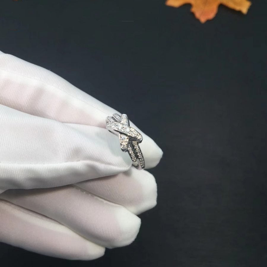 [Stars Jewelry]JEUX DE SILVER DIAMOND RING