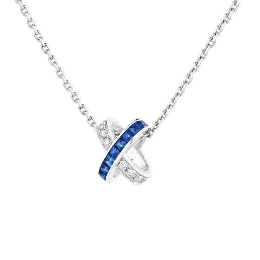 [Stars Jewelry]LIENS DIAMOND SILVER NECKLACE