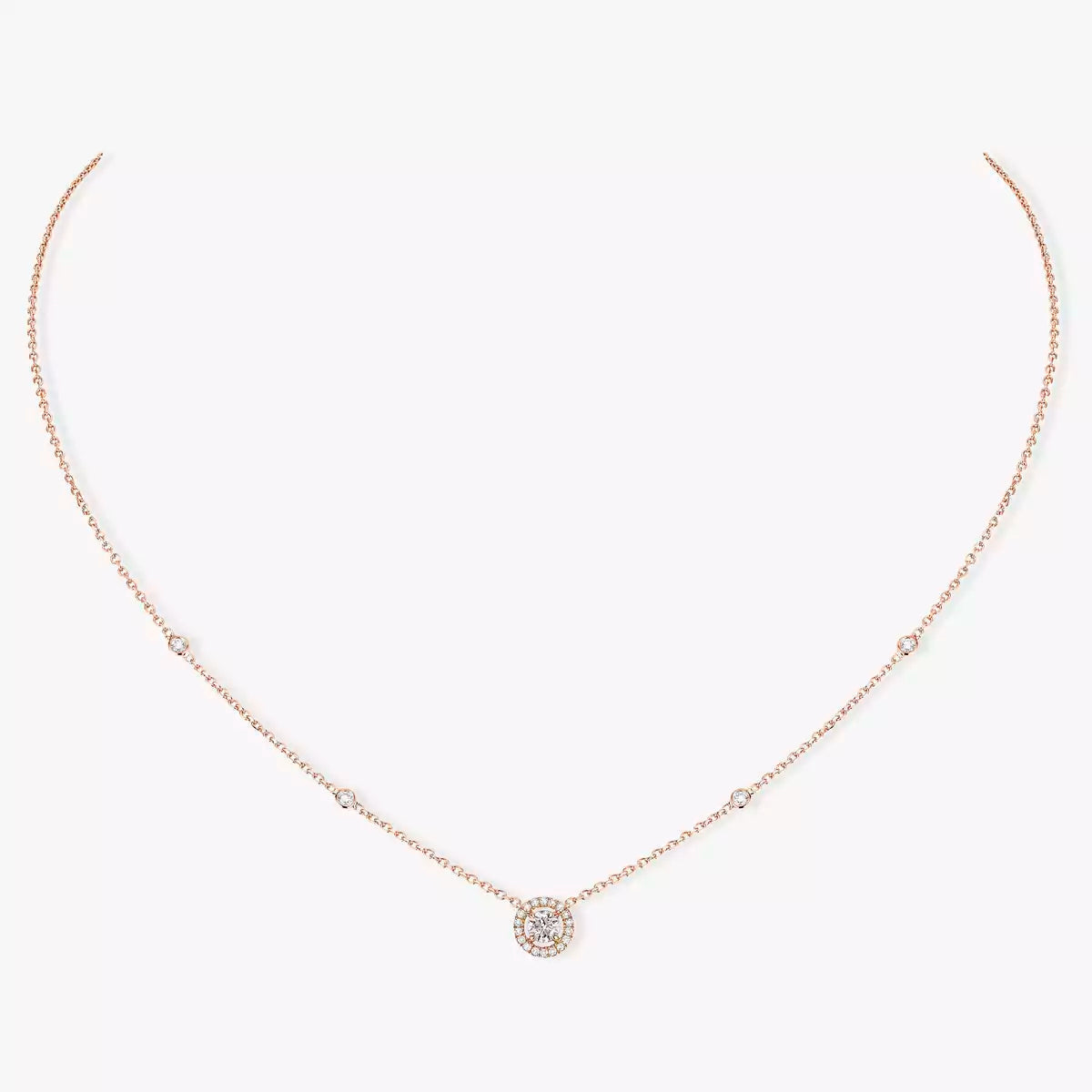 [Stars Jewelry]Diamond Necklace 0,20ct Brilliant Shape Joy