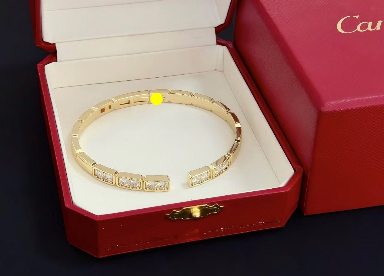 [Stars Jewelry]LOVE DIAMOND OPEN  BRACELET