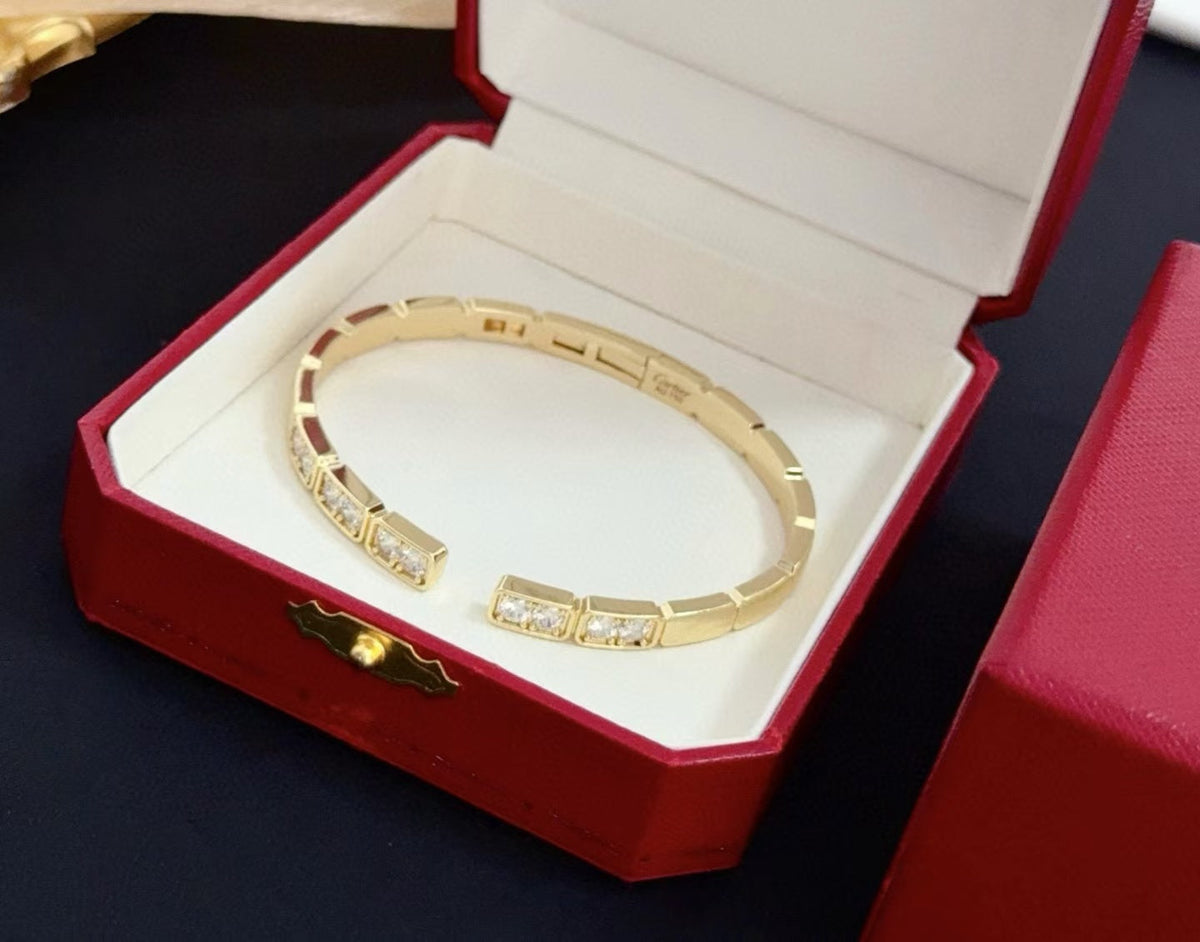 [Stars Jewelry]LOVE DIAMOND OPEN  BRACELET