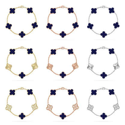 [Stars Jewelry]CLOVER 5 MOTIF LAPIS LAZULI BRACELET COLLECTION