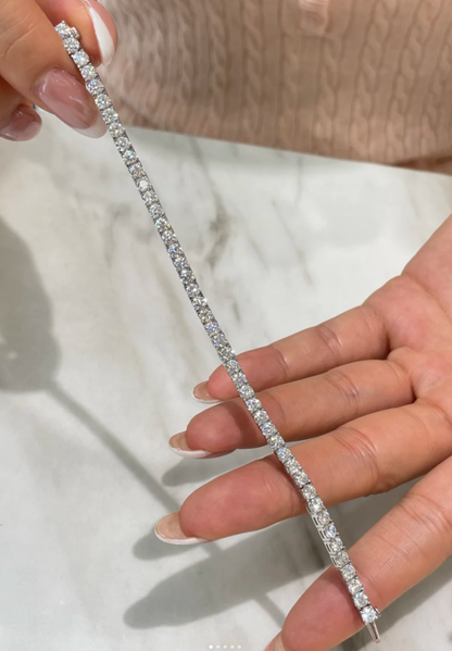 [Stars Jewelry]  CLASSIC BASEBALL BRACELAT, 52 DIAMOND