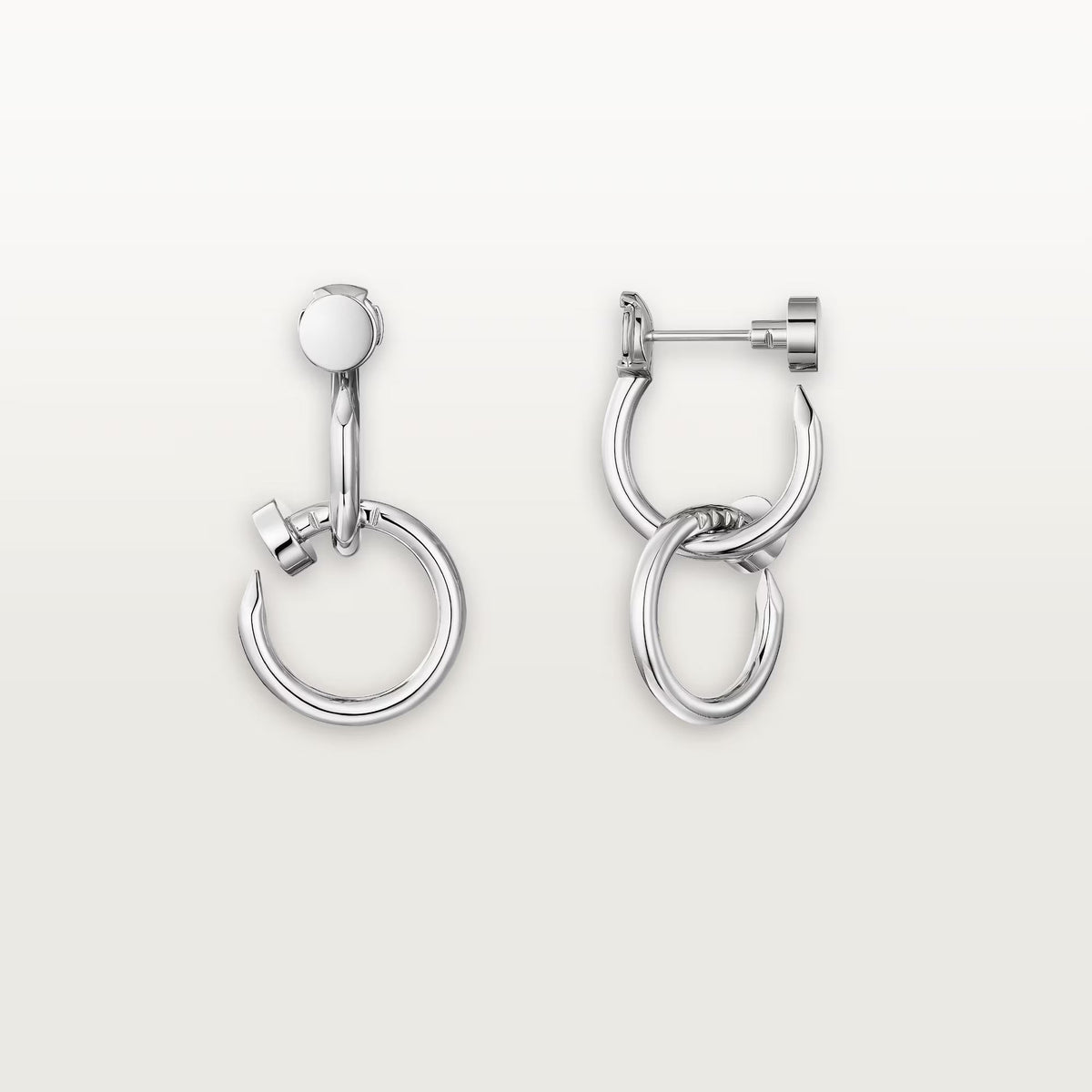 [Stars Jewelry]JUSTE NO DIAMOND DOUBLE EARRINGS