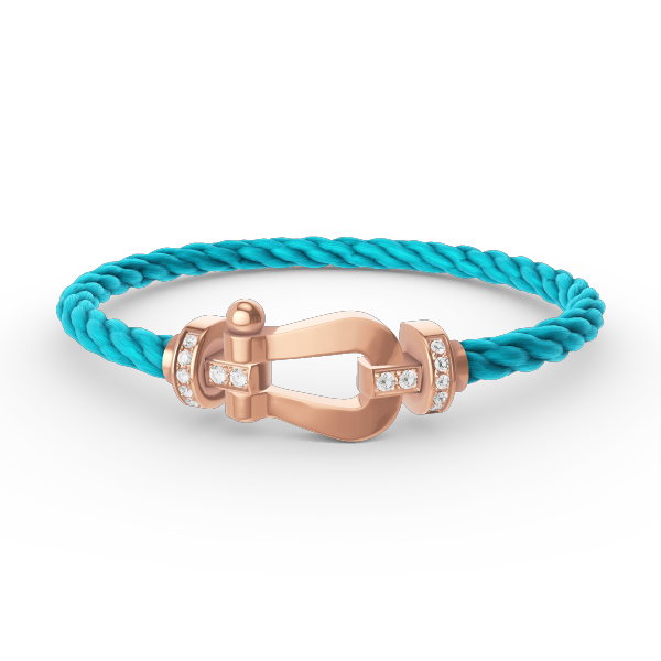 [Stars Jewelry]FORCE LARGE HORSESHOE HALF DIAMOND BRACELET ROSE GOLD