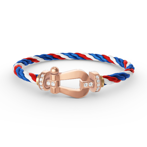[Stars Jewelry]FORCE LARGE HORSESHOE HALF DIAMOND BRACELET ROSE GOLD