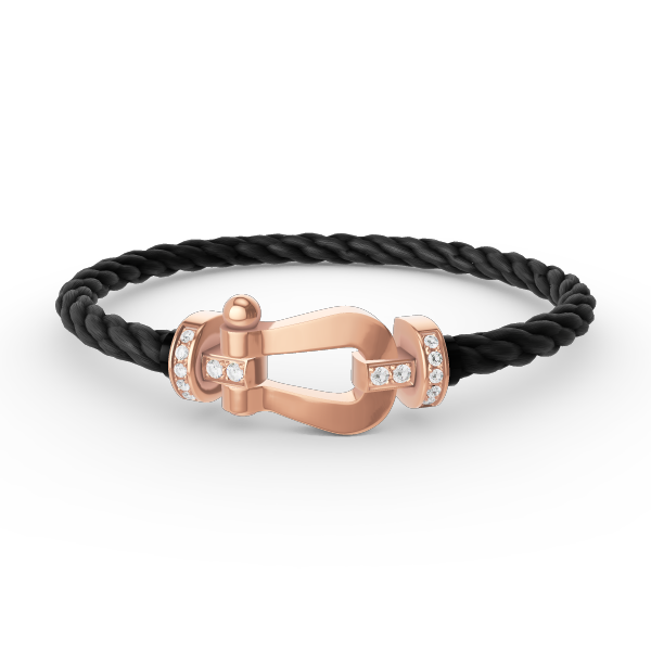 [Stars Jewelry]FORCE LARGE HORSESHOE HALF DIAMOND BRACELET ROSE GOLD