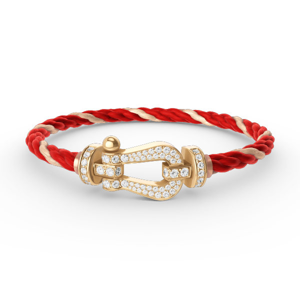 [Stars Jewelry]FORCE LARGE HORSESHOE FULL DIAMOND BRACELET GOLD