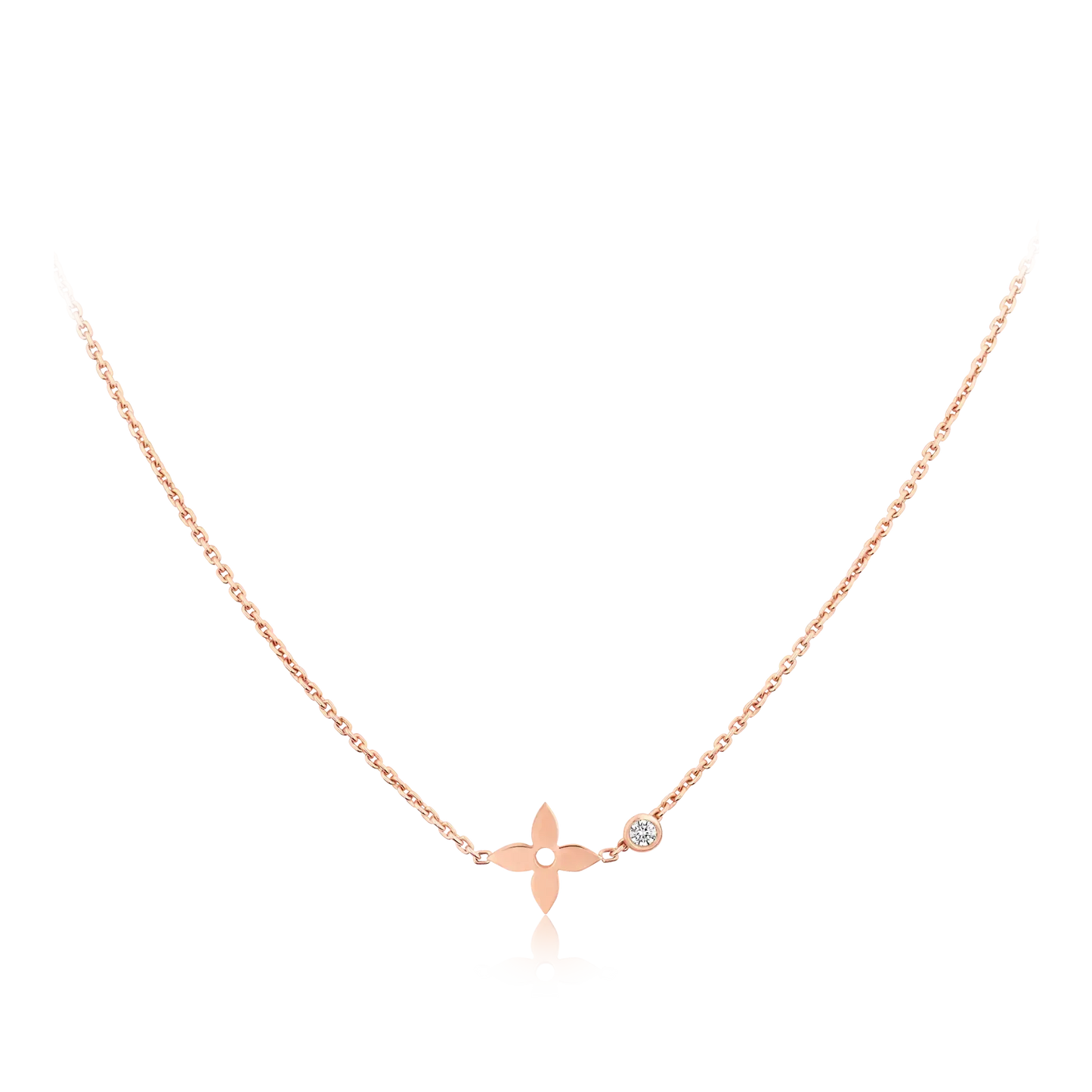 [Stars Jewelry]BLOSSOM PENDANT PINK GOLD AND DIAMOND