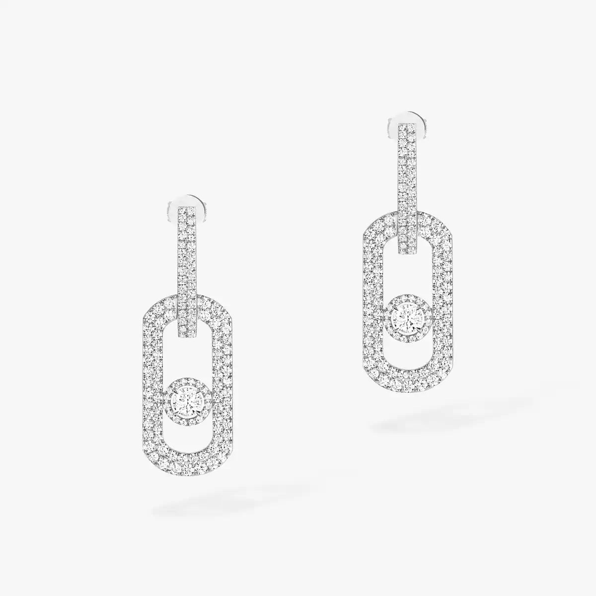 [Stars Jewelry]So Move XL Pave_-Set Diamond Pendant Earrings