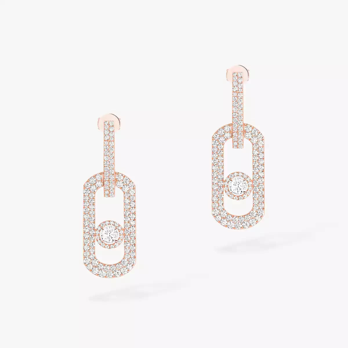 [Stars Jewelry]So Move XL Pave_-Set Diamond Pendant Earrings