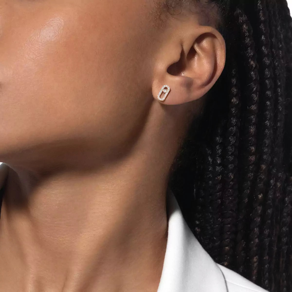 [Stars Jewelry]Move Uno Diamond Earrings