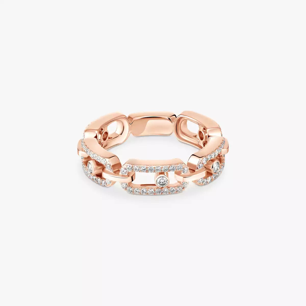[Stars Jewelry]Move Link Pave_-Set Diamond Ring