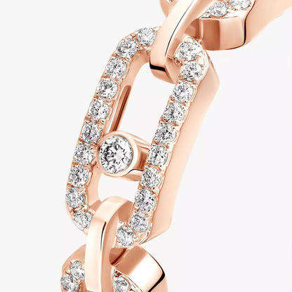 [Stars Jewelry]Move Link Pave_-Set Diamond Ring