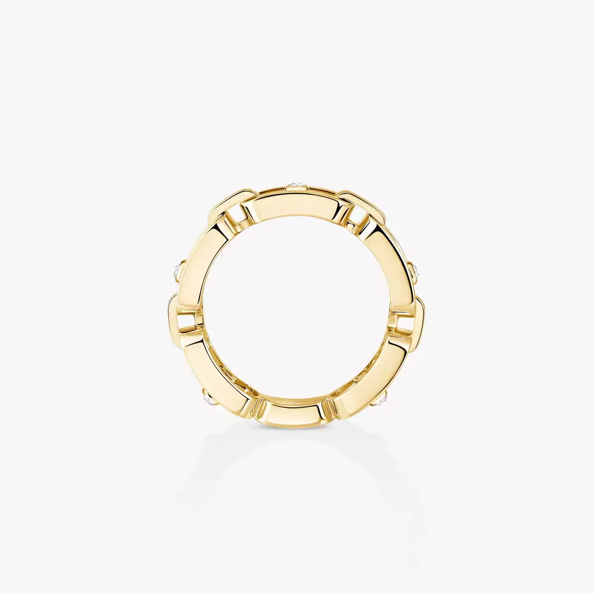 [Stars Jewelry]Move Link Pave_-Set Diamond Ring