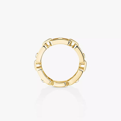 [Stars Jewelry]Move Link Pave_-Set Diamond Ring