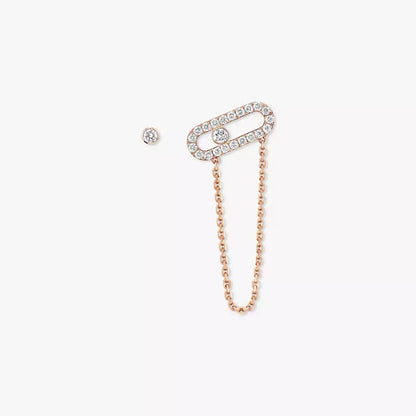 [Stars jewelry]Move Uno Diamond Earrings