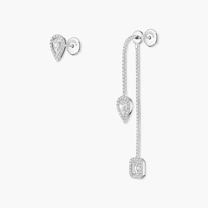 [Stars Jewelry]Diamond Drop Earrings My Twin