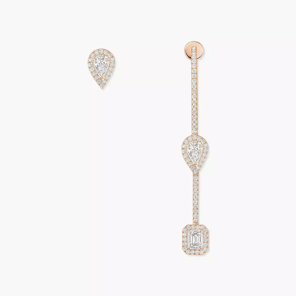 [Stars Jewelry]Diamond Drop Earrings My Twin