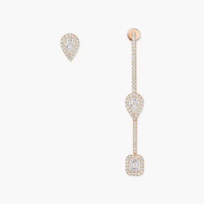 [Stars Jewelry]Diamond Drop Earrings My Twin