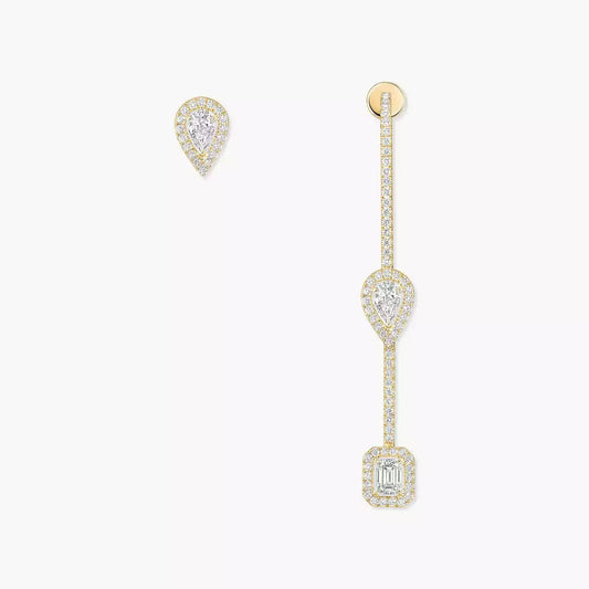 [Stars Jewelry]Diamond Drop Earrings My Twin