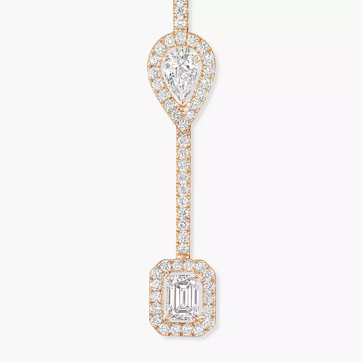 [Stars Jewelry]Diamond Drop Earrings My Twin