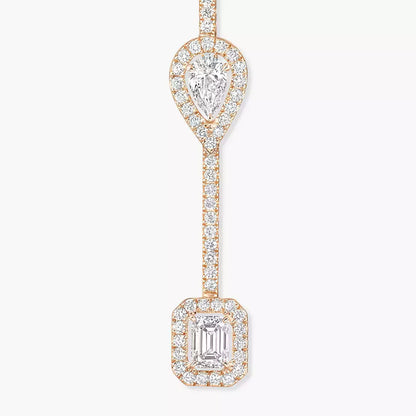[Stars Jewelry]Diamond Drop Earrings My Twin