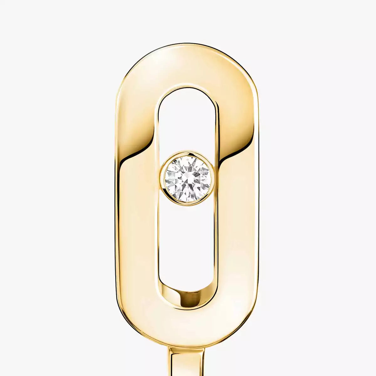 [Stars Jewelry]Diamond Mini Hoop Earrings Move Classique